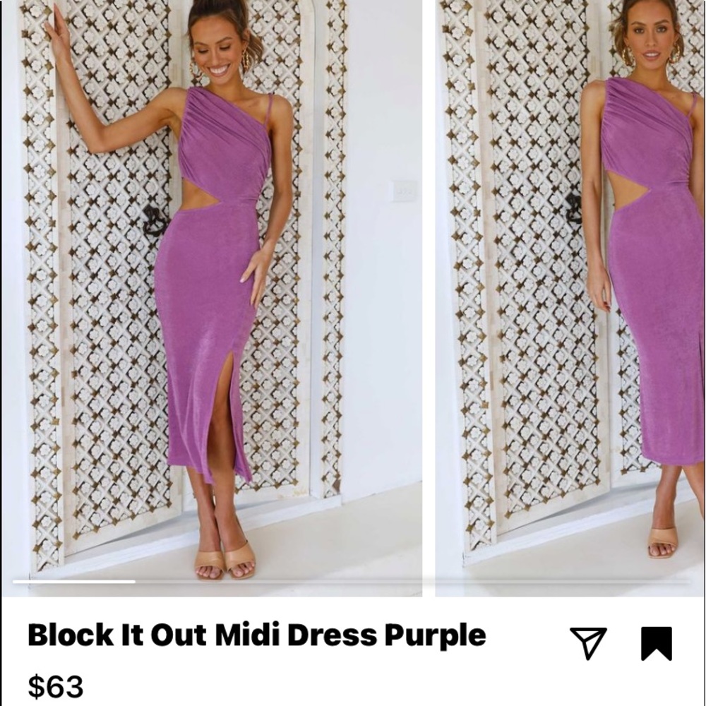 Hello Molly Midi Cutout Dress